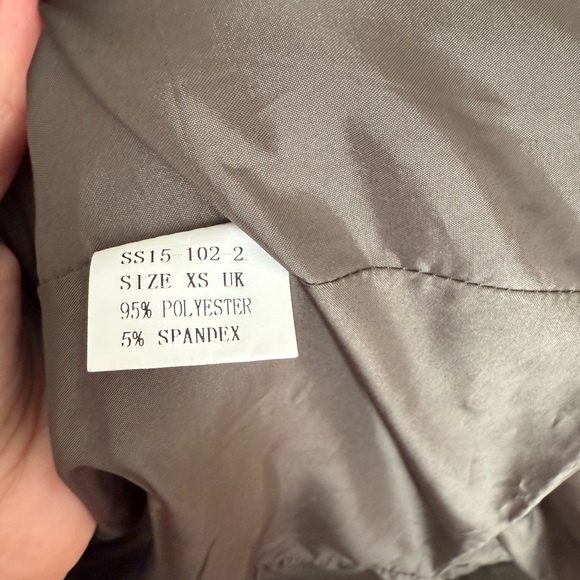 Lavish Alice Olive Green Vest with Cape Blazer - Picture 9 of 9